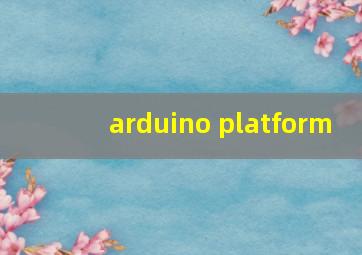 arduino platform